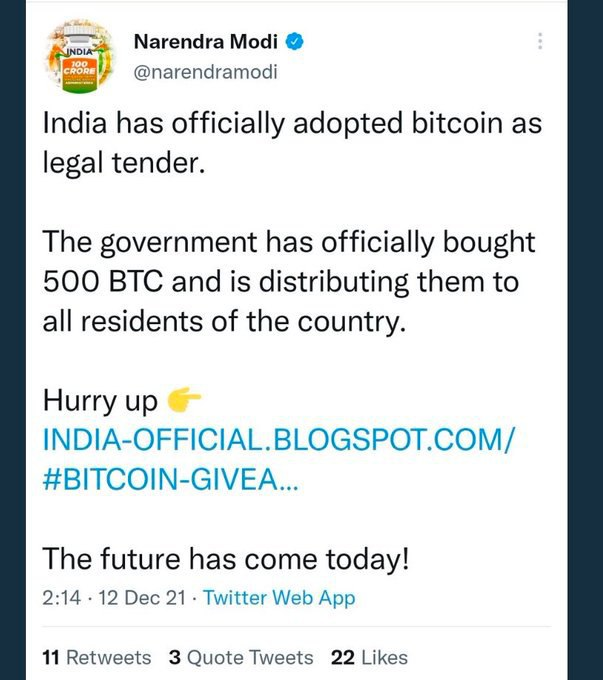 indian-prime-minister-bitcoin-hacked